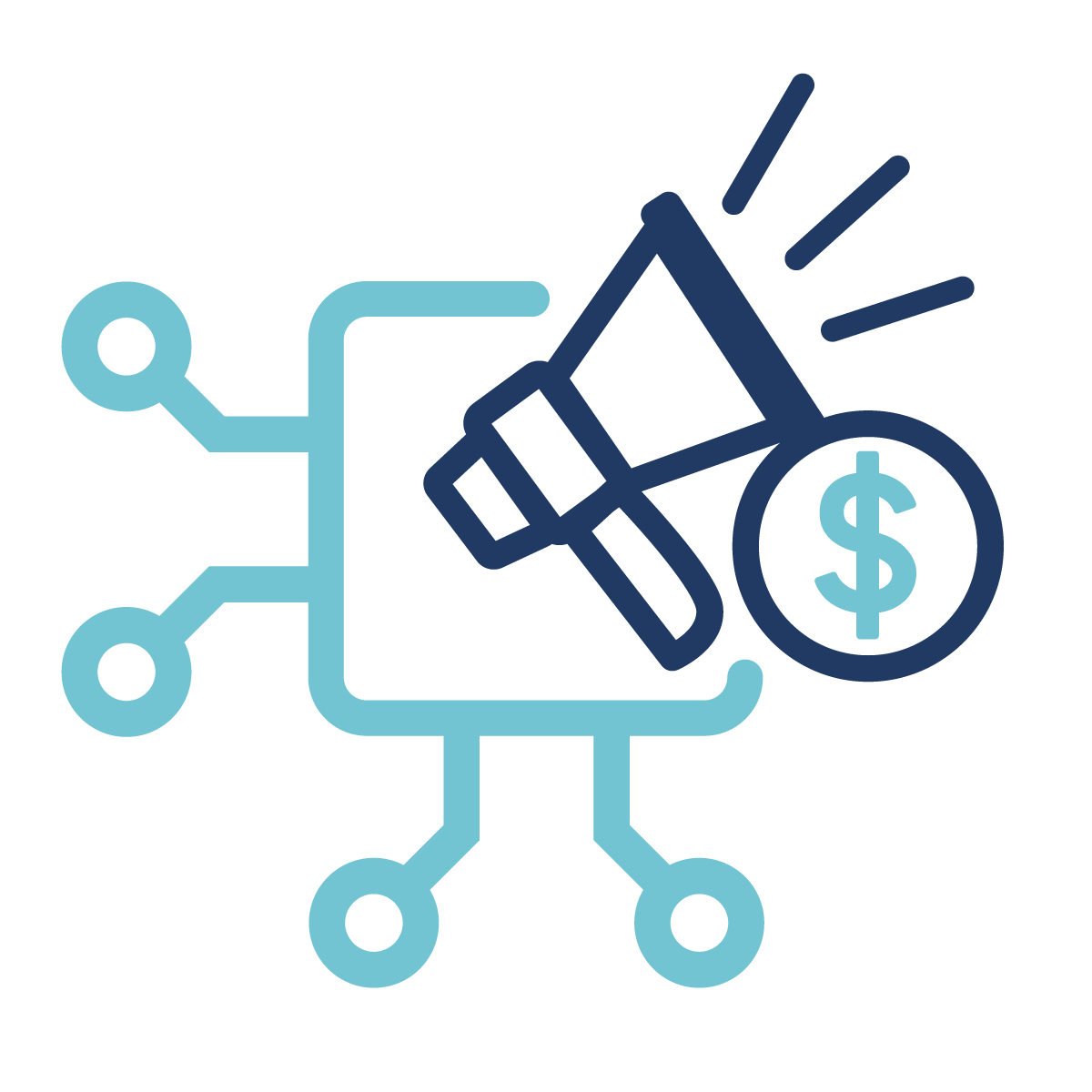 Paid AI Advertising icon